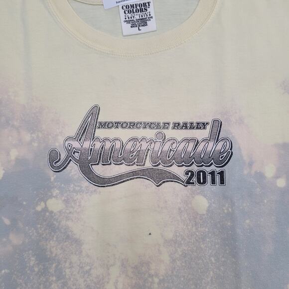 Americade Motorcycle Rally Shirt Large 23x26 Baggy Lake-George NY - Picture 16 of 16